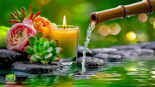 Beautiful Piano with Bamboo Water Fountain 🌿 Calming Music for Sleep, Meditation and Healing