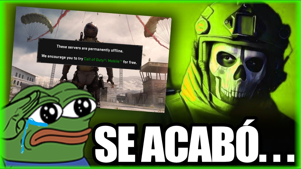 Adiós Warzone Mobile 😔 Cierre de Servidores Definitivo