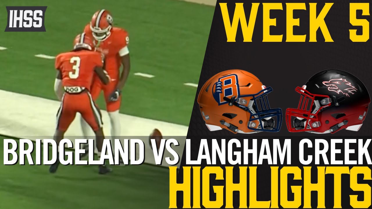 Bridgeland Secures 35-6 Victory Against Langham Creek | High School Football Highlights