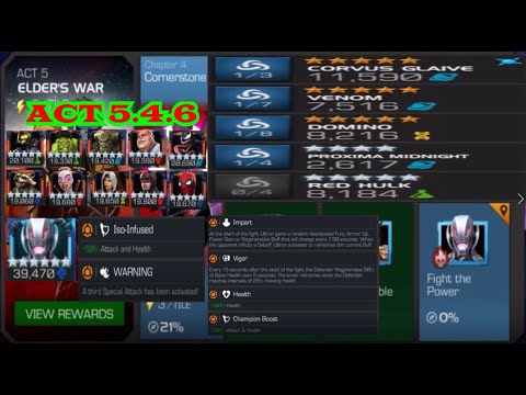 MCOC - Act 5.4.6 - Fight the Power - Easy Path - Ultron Boss - CAVALIER BOUND!