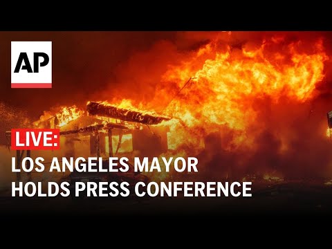 LIVE: Los Angeles mayor holds press conference on California wildfires