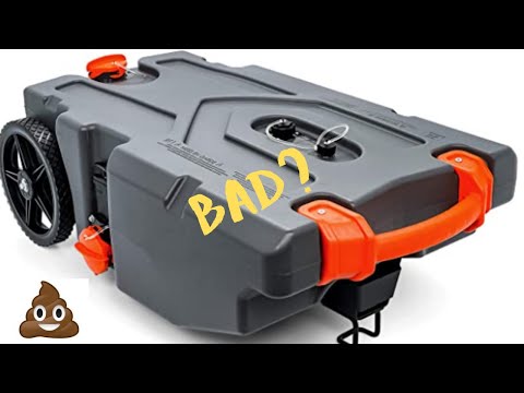 Rhino Tote Tank Worth It? Portable RV Dump Station Review 🎗️