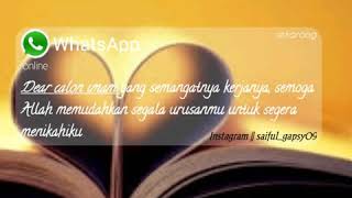 Download lagu story wa dear calon imam idaman mp3