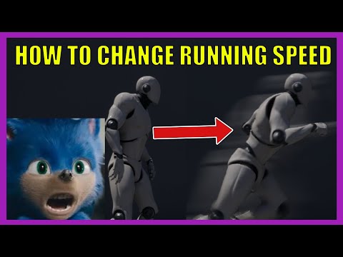 Changing The Player Speed in Unreal Engine (UE4/UE5) In Under 1 Minute!