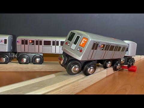 Munipals MTA R40 Slant Train Gone Wrong - Subway Mini Clip