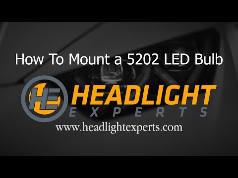 How To Mount a 5202 LED Bulb