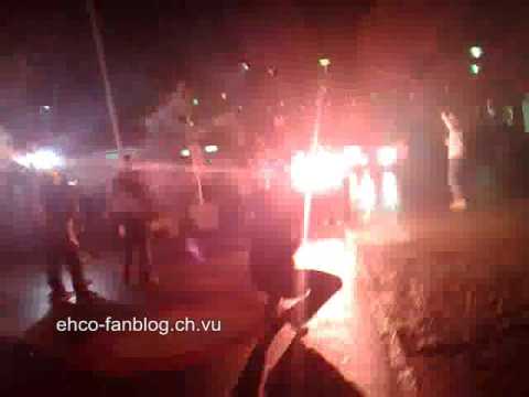 Ankunft in Visp (EHC Visp vs. EHC Olten | Playoffs 2009 | 1/4-Finals | Game 1)