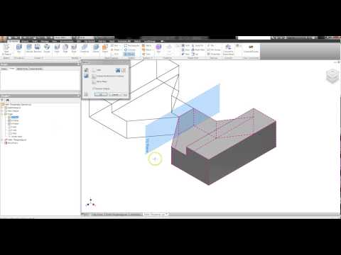 Autodesk Inventor Tutorial : Derive and Mirror to Create Opposite Parts