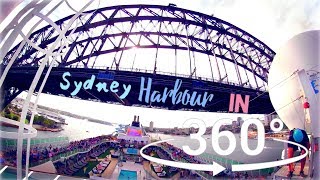 Download lagu Sydney Harbour bridge VR 360 4K Cruise Sail away in Australia mp3