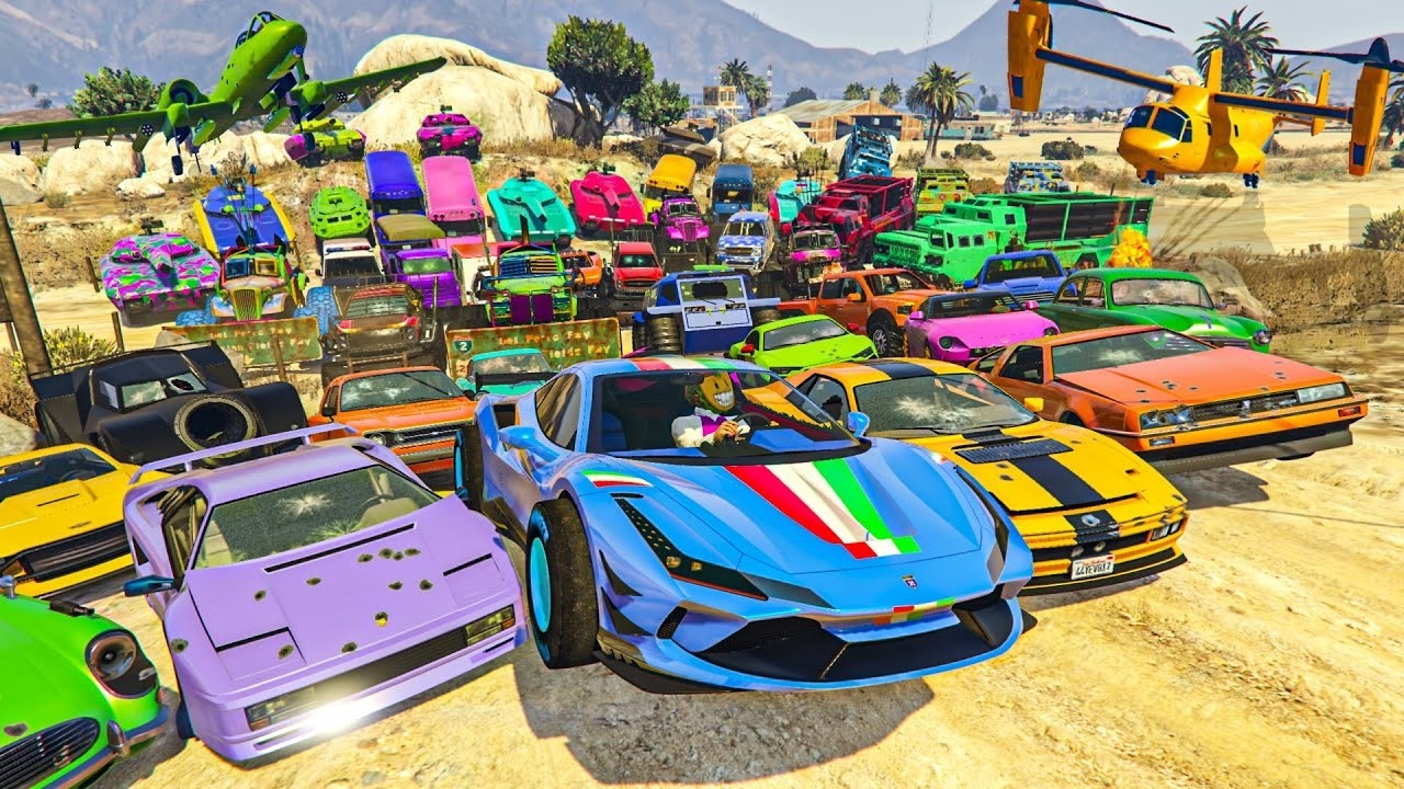 TODOS CONTRA MI CON EL COCHE MAS INCREIBLE DE GTA 5 ONLINE