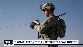 Disabled Florida veteran scores Super Bowl tickets from Rob Gronkowski, USAA, USO