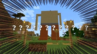 顔面積が小さすぎるガンダム。【Minecraft】パスファインダーな世界でダンジョン生活　①　【ジップラインは楽しいよ！試してみたら？】編