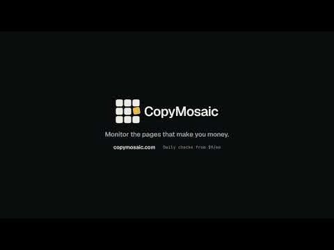 CopyMosaic video preview