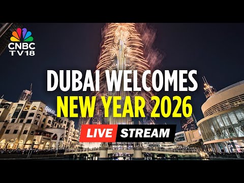 Dubai New Year 2026 LIVE: Fireworks Display at the Burj Khalifa, The World's Tallest Building | N18G