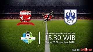 Live Streaming TV One Liga 1 2018 Madura United vs PSIS Semarang, Senin Pukul 15.30 WIB
