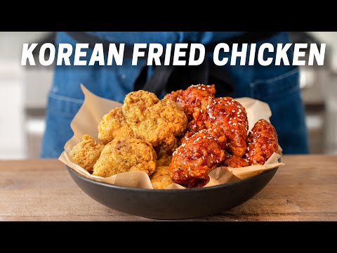 , title : 'Super Crispy Korean Fried Chicken (Original & Spicy Gochujang)'