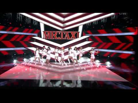 111218 SBS 人氣歌謠 SNSD 少女時代 - Mr.Taxi