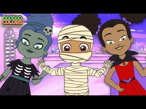 Hi I Am Mummy! Goo Goo Colors Cartoon Whats Your Name Halloween Song Video
