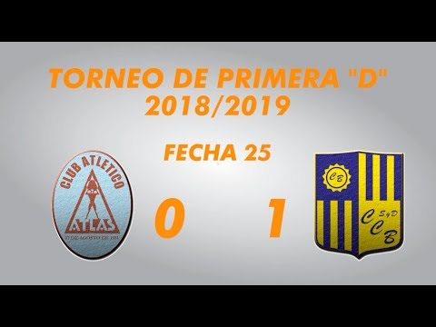 Primera "D" 2018/2019 - Fecha 25 - Atlas 0 Central Ballester 1 - Resumen