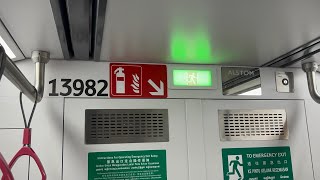 SMRT Trains EWL Alstom Movia R151 [981/982] - Commonwealth to Queenstown (Eastbound)