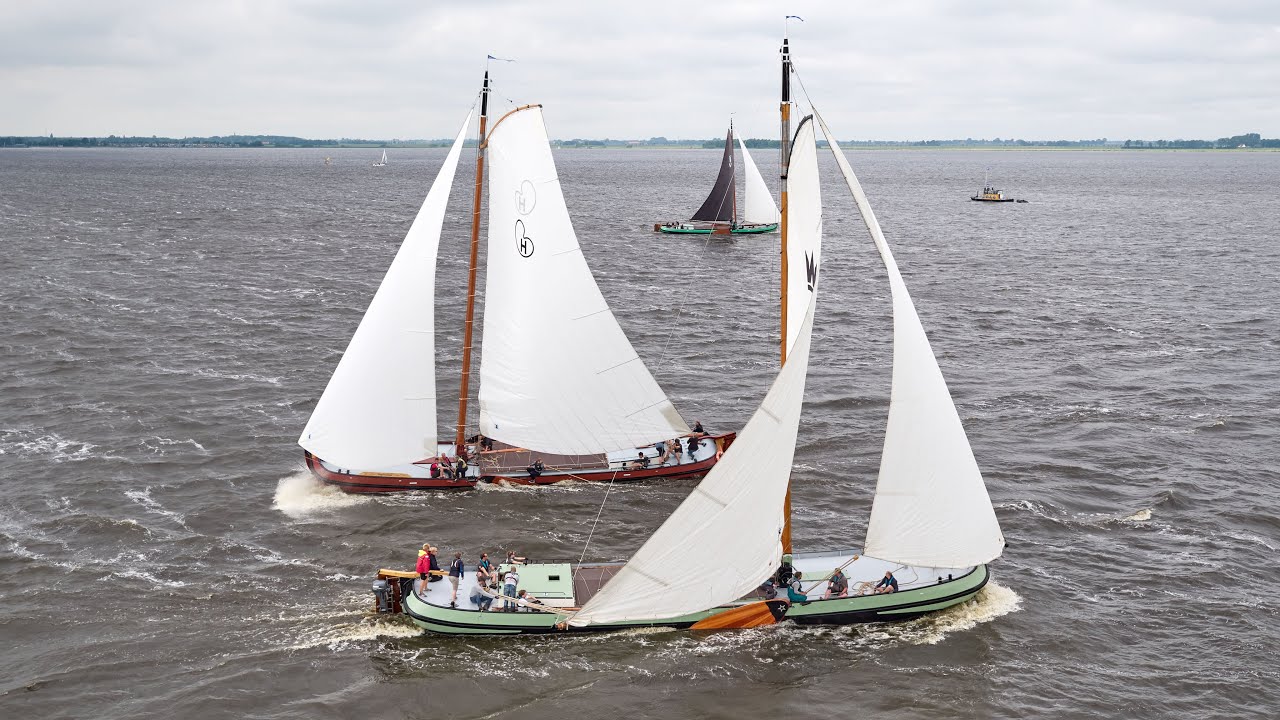 Skûtsjesilen op het Slotermeer 