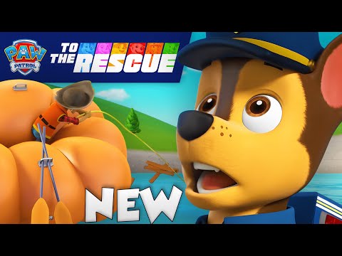 NEW! Chase's Inflatable Boat Rescue | PAW Patrol: To The Rescue | Cartoons for Kids