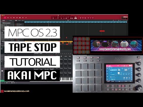 AKAI MPC 2.3 | Tape Stop XYFX Tutorial | MPC X | MPC LIVE | MPC TOUCH