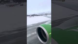 Embraer 190-E2 departure from Tromsø