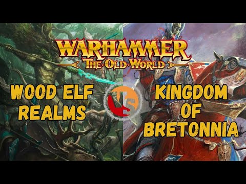 Warhammer The Old World Battle March Report | Wood Elf Realms vs Kingdom of Bretonnia | S1E1