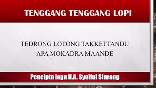 Download lagu Instrument Musik Tenggang Tenggang Lopi ( Lagu Daerah Sulawesi Barat ) mp3