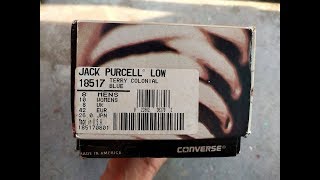 Unboxing Converse Jack Purcell 1980's (Made in USA)
