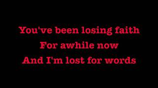 I Don&#39;t Wanna Lose You - Jamestown Story (lyrics)