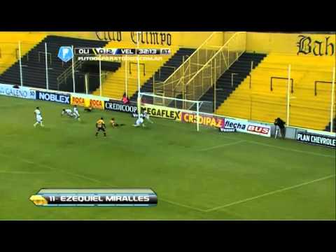Gol de Miralles Olimpo 1 Vélez 2 Fecha 11 Torneo Final 2014