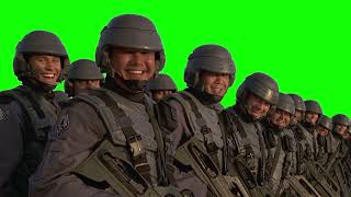 Starship Troopers "I'm doing my part" green screen