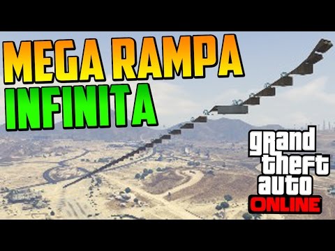 MEGA RAMPA INFINITA! + MI PRIMERA VEZ EN XBOX 360!! - Gameplay GTA 5 Online Funny Moments