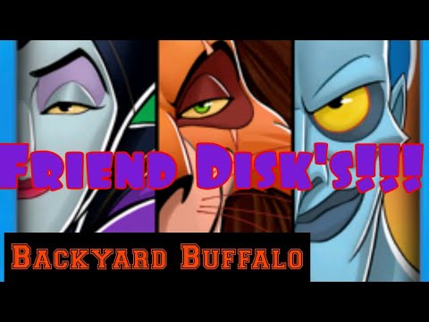 DISNEY HEROES:BATTLE MODE... Defining All Friend Disk's!!! Video