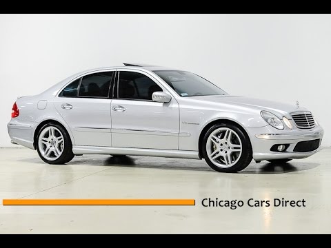 Chicago Cars Direct Reviews Presents a 2006 Mercedes-Benz E-Class E55 5.5L AMG Sedan - A851574