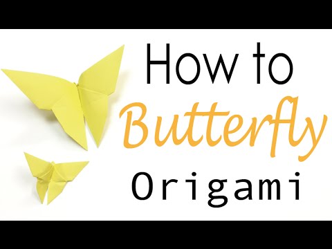 DIY Butterfly Papillon Origami Paper - Origami Kawaii〔#039〕