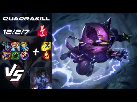 MID Kennen vs Sylas [QUADRAKILL] - EU Challenger Patch 14.24