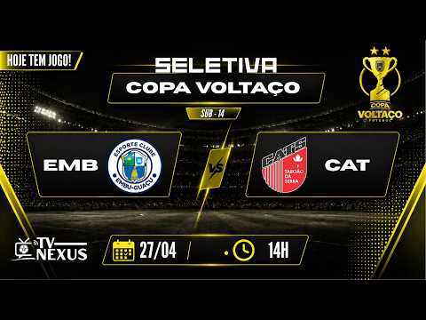 🏆  VOLTAÇO - 2026 || Sub 14  ||  Esporte Clube Embu-Guaçu x Cats Taboão da Serra