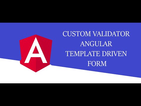 Custom Validator Angular Template Driven Form Angular Tutorial 14