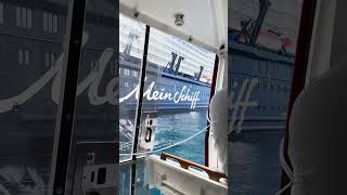 Abenteuer Tendern: vom großen Schiff aufs kleine Boot 🛳️​🚤​ #meinschiff #cannes