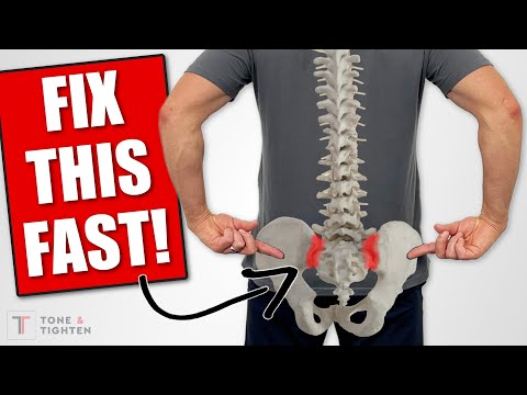 IMMEDIATE RELIEF! Fix Sacroiliac SI Joint Pain - Self Mobilization Video