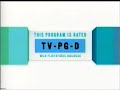 Cartoon Network TV PG D Advisory 2008 2009