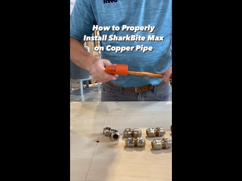 How to Install SharkBite Max on Copper Pipe