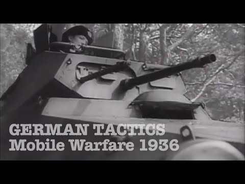 US military intelligence assessment of German mobile warfare tactics 1936 - Blitzkrieg 1.0, Guderian