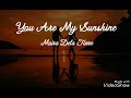 Moira Dela Torre - You Are My Sunshine Lyrics ( official lyrics)