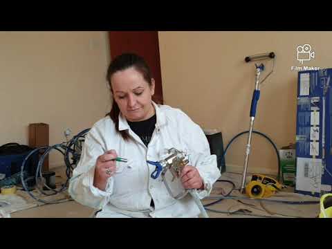 Graco 595 set up, use and clean down