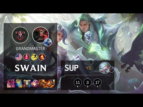 Swain Support vs Janna - NA Grandmaster Patch 11.14