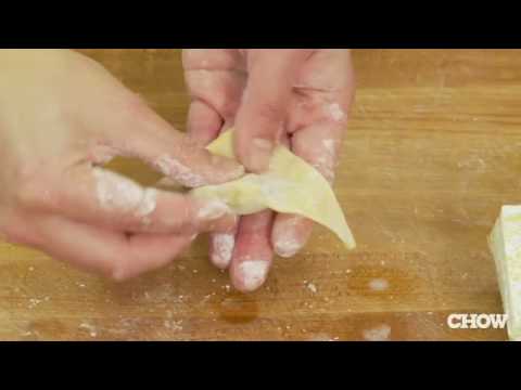 How to Fold a Wonton - CHOW Tip